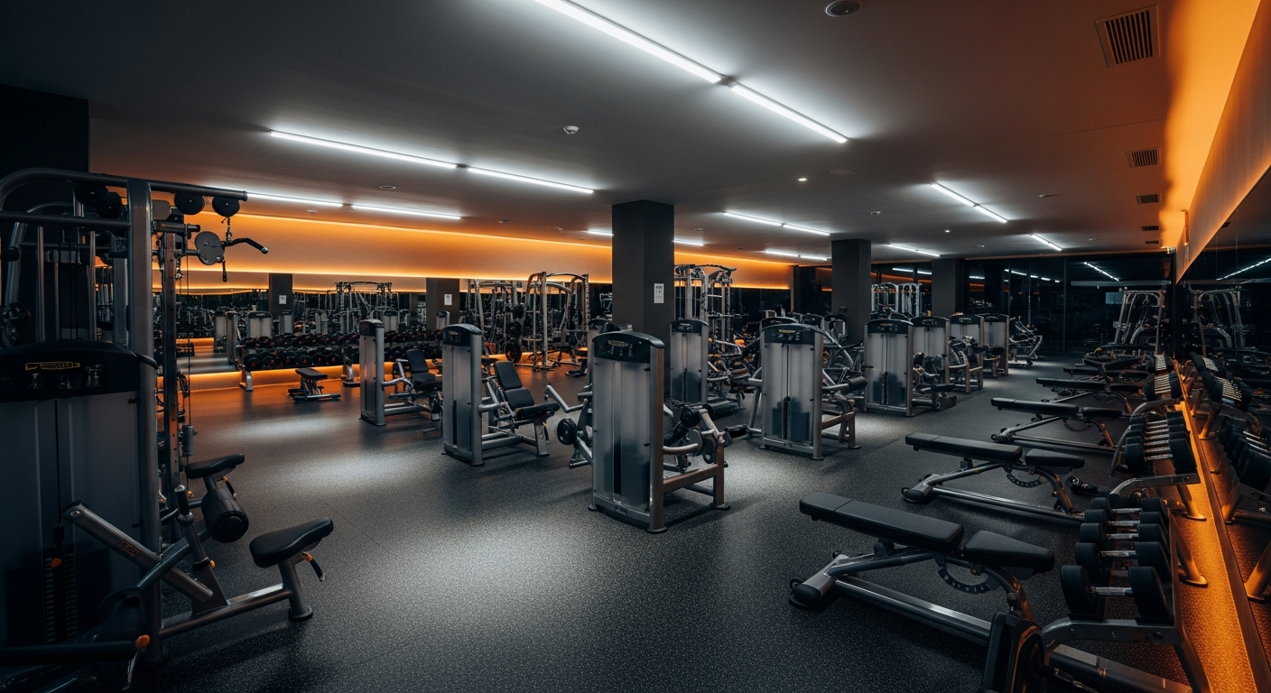 Premium gym interior